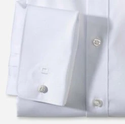 Camicia Bianca Con Polso Doppio Olymp Slim Fit -Meyer Shop 0 00710548 706