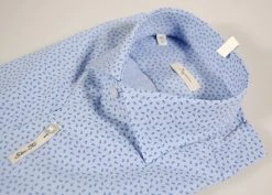 Camicia Ingram Celeste Slim Fit Micro Disegno -Meyer Shop 0 01fcf7e0 1600