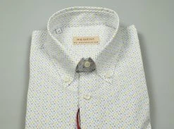 Regent By Pancaldi Camicia Pancaldi Regular Fit Button Down In Cotone Stampato -Meyer Shop 0 02208ef3 1600