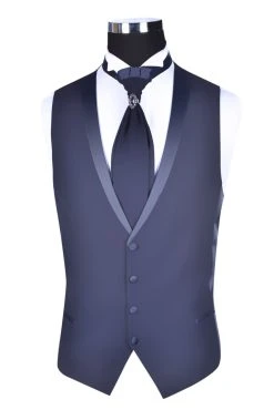 Baggi Men Abito Alla Coreana Da Sposo Blu Navy Baggi Cerimonia -Meyer Shop 0 02d240a1 1700