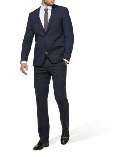 DIGEL Protect 3 Abito Blu Micro Disegno Digel Slim Fit Lana Stretch -Meyer Shop 0 03ddebd1 1115