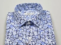 Camicia Ingram In Cotone Regular Fit Con Disegno Floreale Stampato -Meyer Shop 0 043fb560 1600