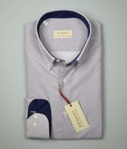 Regent By Pancaldi Camicia Pancaldi Fantasia Geometrica Regular Fit -Meyer Shop 0 047cf8e8 1200