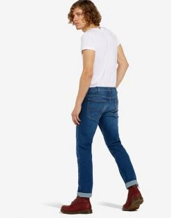 Jeans Wrangler Slim Fit A Vita Alta Denim Stretch -Meyer Shop 0 052ee298 1700