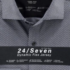 OLYMP Level Five Camicia Grigia Olymp In Jersey Slim Fit -Meyer Shop 0 05413f02 706