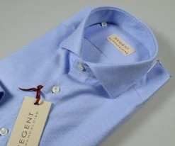 Regent By Pancaldi Camicia Azzurra Slim Fit Pancaldi Cotone Oxford Alto Pregio -Meyer Shop 0 0614c327 1439