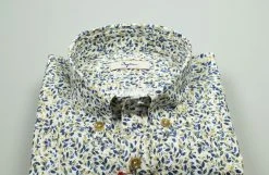 Camicia Ingram In Cotone Stretch Fantasia Floreale Stampata -Meyer Shop 0 067223e8 1600