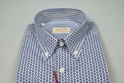 Regent By Pancaldi Camicia A Maniche Corte Pancaldi In Cotone Stampato -Meyer Shop 0 099d06e6 1600