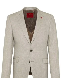 DIGEL Ceremony Vintage Abito Beige Digel Misto Lino Slim Fit -Meyer Shop 0 0a3cf98e 865