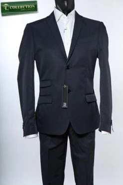 JOHN BARRITT - STYLE FASHION Abito John Barritt Slim Fit Blu Cotone Nylon