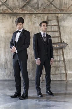 Musani Wedding Smoking Con Panciotto Nero Slim Fit Musani Cerimonia -Meyer Shop 0 0beda3d4 1200