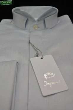Camicia Cerimonia Diplomatica Slim Fit Grigio