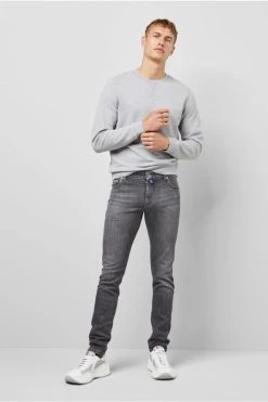Jeans Grigio Lavato Super Slim M5 By Meyer -Meyer Shop 0 0e25b05f 1200