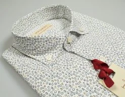 Regent By Pancaldi Camicia Pancaldi Slim Fit In Cotone Con Fantasia Stampata -Meyer Shop 0 11347a46 1549