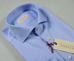 Regent By Pancaldi Camicia Azzurra Slim Fit Pancaldi Cotone Oxford Alto Pregio -Meyer Shop 0 15462026 1458