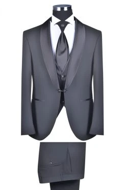 Baggi Men Abito Da Sposo Nero Baggi Cerimonia -Meyer Shop 0 1556a9be 1700