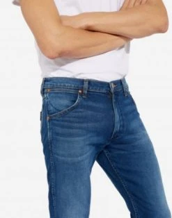 Jeans Wrangler Slim Fit A Vita Alta Denim Stretch
