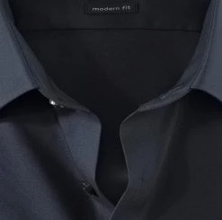 Camicia Blu Scuro Olymp Luxor Modern Fit Puro Cotone Facile Stiro -Meyer Shop 0 17ea3177 706