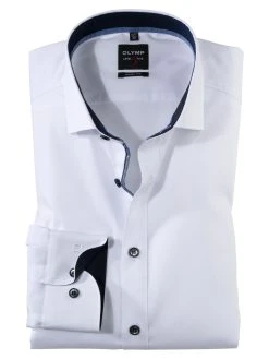 Camicia Bianca Slim Fit Olymp Level Five