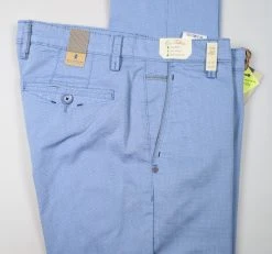 Pantalone Sea Barrier Azzurro Chiaro Cotone Nido D'ape Stretch -Meyer Shop 0 194fd605 1283