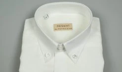Regent By Pancaldi Camicia Regular Fit Pancaldi In Puro Lino Bianca Collo Button Down -Meyer Shop 0 19571223 1600