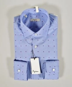 Camicia Azzurra Ingram Slim Fil Coupè -Meyer Shop 0 196d6054 1200