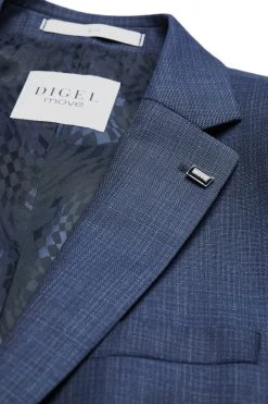 DIGEL Move Slim Fit Abito Bluette Slim Fit Digel Lana Stretch Zignone -Meyer Shop 0 1d868cb8 1280