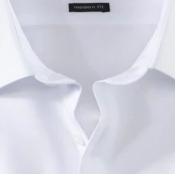 Camicia Bianca Olymp Cotone Facile Stiro Organico Modern Fit