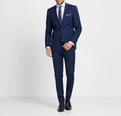 DIGEL Move Slim Fit Abito Digel In Fresco Lana Marzotto Super 100's Bluette Slim Fit -Meyer Shop 0 1e3f021c 1600