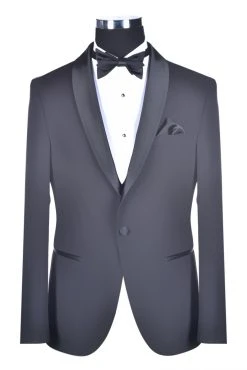 Baggi Men Smoking Elegante Baggi Nero Slim Fit Con Panciotto E Papillon -Meyer Shop 0 1ec034f2 1700