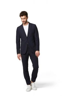 Abito Blu Slim Fit Digel Move In Tessuto Tecnico