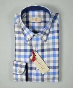 Regent By Pancaldi Camicia Button Down A Quadri Pancaldi In Flanella Regular Fit -Meyer Shop 0 21dc0bc6 1200