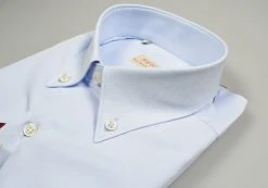 Regent By Pancaldi Camicia Celeste Chiaro Pancaldi Collo Button Down Regular Fit -Meyer Shop 0 23a823e0 1600