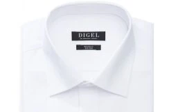 Camicia Digel Bianca Regular Fit Puro Cotone No Stiro