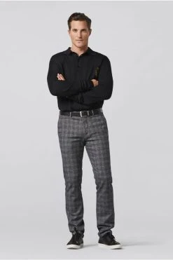 MEYER Exclusive Pantalone Modern Fit Grigio Fantasia Principe Di Galles Meyer -Meyer Shop 0 24539ac6 1200