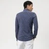 OLYMP Level Five Camicia Slim Fit Olymp Blu In Jersey Stampato