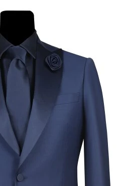 Simbols Made In Italy - Made In Puglia Smoking Bluette Simbols Made In Italy Slim Fit Petto A Lancia -Meyer Shop 0 290cf913 1700