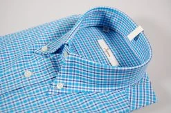 Camicia Ingram A Quadri Azzurro Button Down -Meyer Shop 0 2ad91b7d 1600