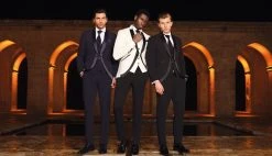 Baggi Men Abito Da Sposo Baggi Cerimonia Blu Slim Fit -Meyer Shop 0 2c459843 1464