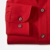 OLYMP Level Five Camicia Rossa Olymp Slim Fit Cotone Stretch