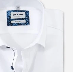 OLYMP Level Five Camicia Olymp Bianca Slim Fit Cotone Stretch -Meyer Shop 0 2ed68a9c 706