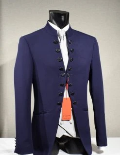 Musani Uomo Abito Musani Bluette Modello Coreana Slim Fit -Meyer Shop 0 2f39ee96 1200