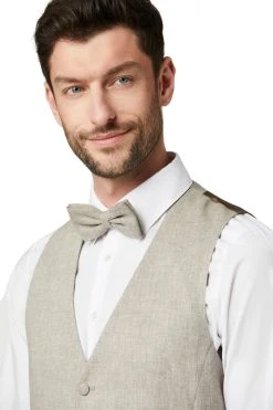 DIGEL Ceremony Vintage Abito Digel Stile Vintage Slim Fit Beige In Misto Lino -Meyer Shop 0 30c3a44e 1280