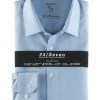 OLYMP No. Six Camicia Olymp In Jersey Celeste Super Slim Fit