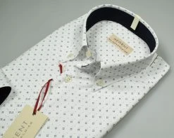 Regent By Pancaldi Camicia Pancaldi Regular Fit Button Down Cotone Stretch -Meyer Shop 0 331fccd6 1700
