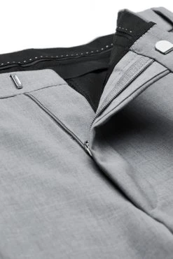 DIGEL Move Extra Slim Fit Abito Slim Fit Digel Grigio Chiaro Misto Lana Bi-stretch