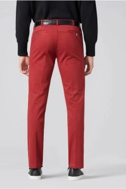 Pantalone Rosso Meyer In Cotone Stretch Regular Fit -Meyer Shop 0 3908aac9 1200