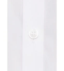 PURE SHIRT Camicia Pure Bianca Slim Ft Cotone Elasticizzato