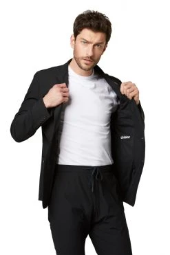 Abito Nero Slim Fit Digel Move In Tessuto Tecnico