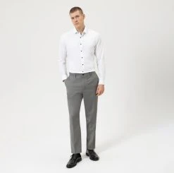 OLYMP N. 6 Camicia Bianca Olymp In Jersey Super Slim Fit -Meyer Shop 0 3cfe5954 706